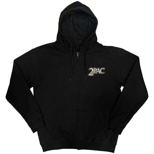 Een foto van een Tupac Rits Hoodie