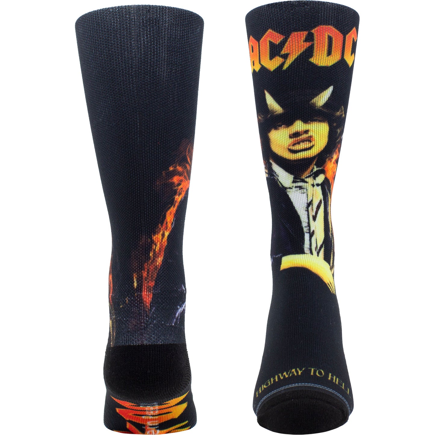 Een foto van een AC/DC Sokken