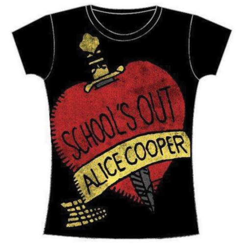 Alice Cooper Ladies T-Shirt: School's Out (Skinny Fit) T-Shirt