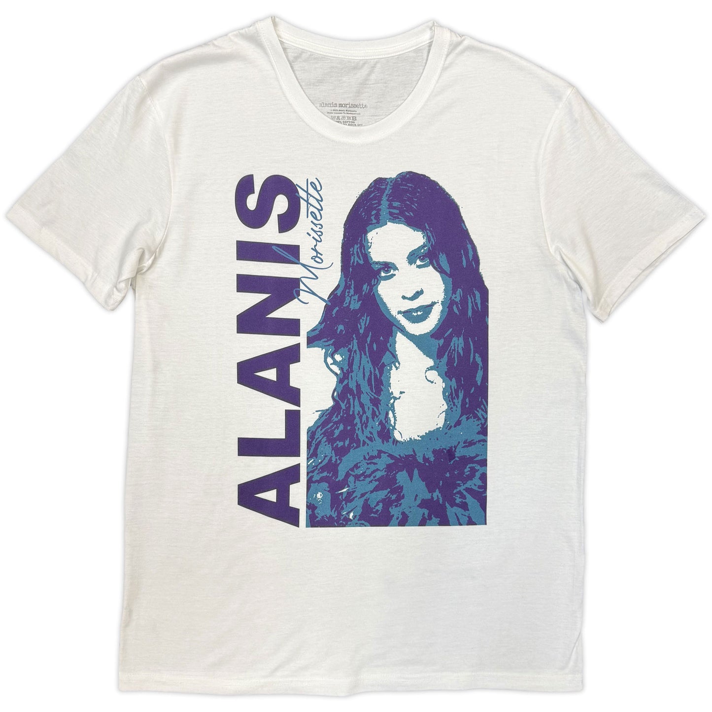 Een foto van een Alanis Morissette T-Shirt
