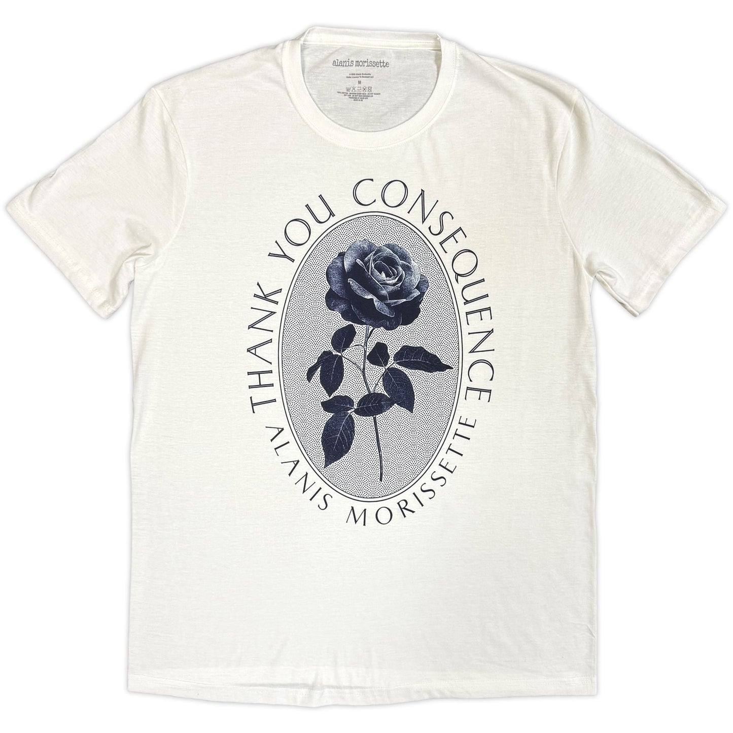 Een foto van een Alanis Morissette T-Shirt