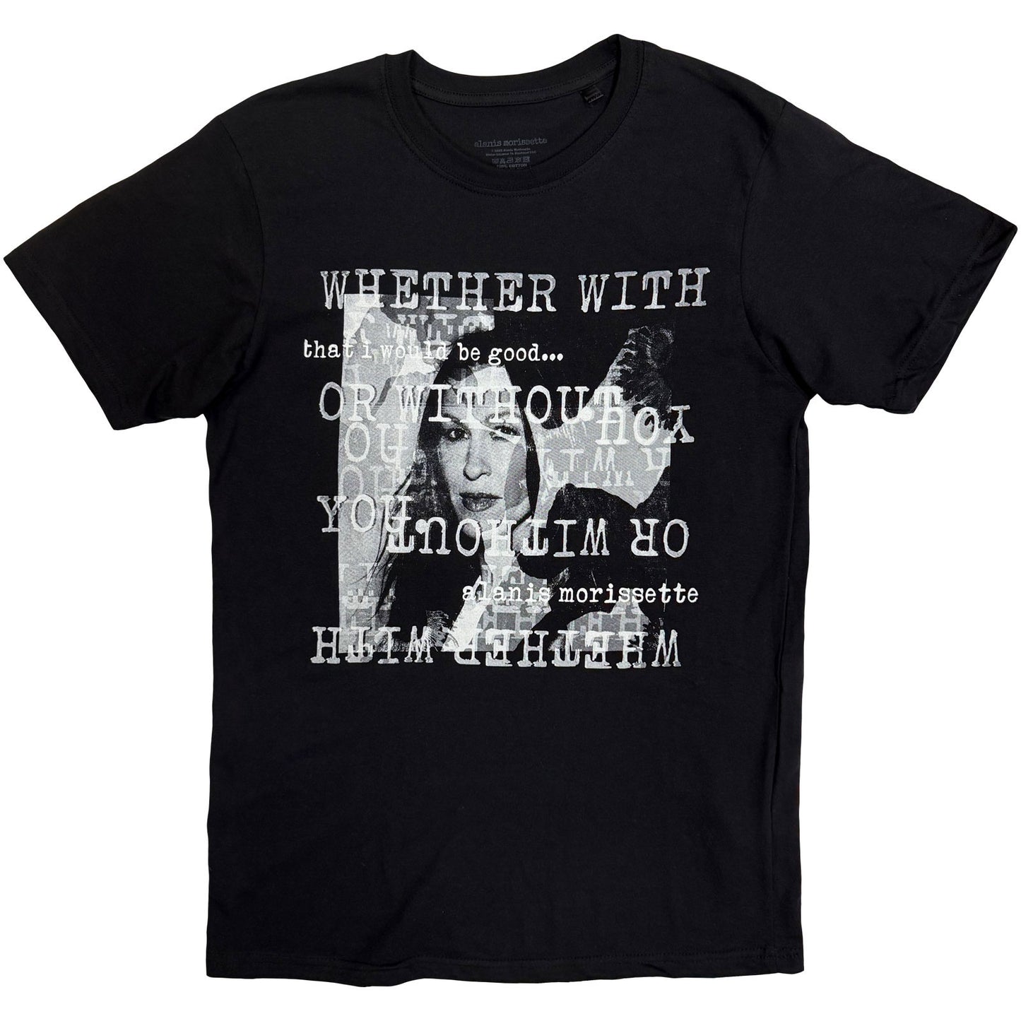 Een foto van een Alanis Morissette T-Shirt