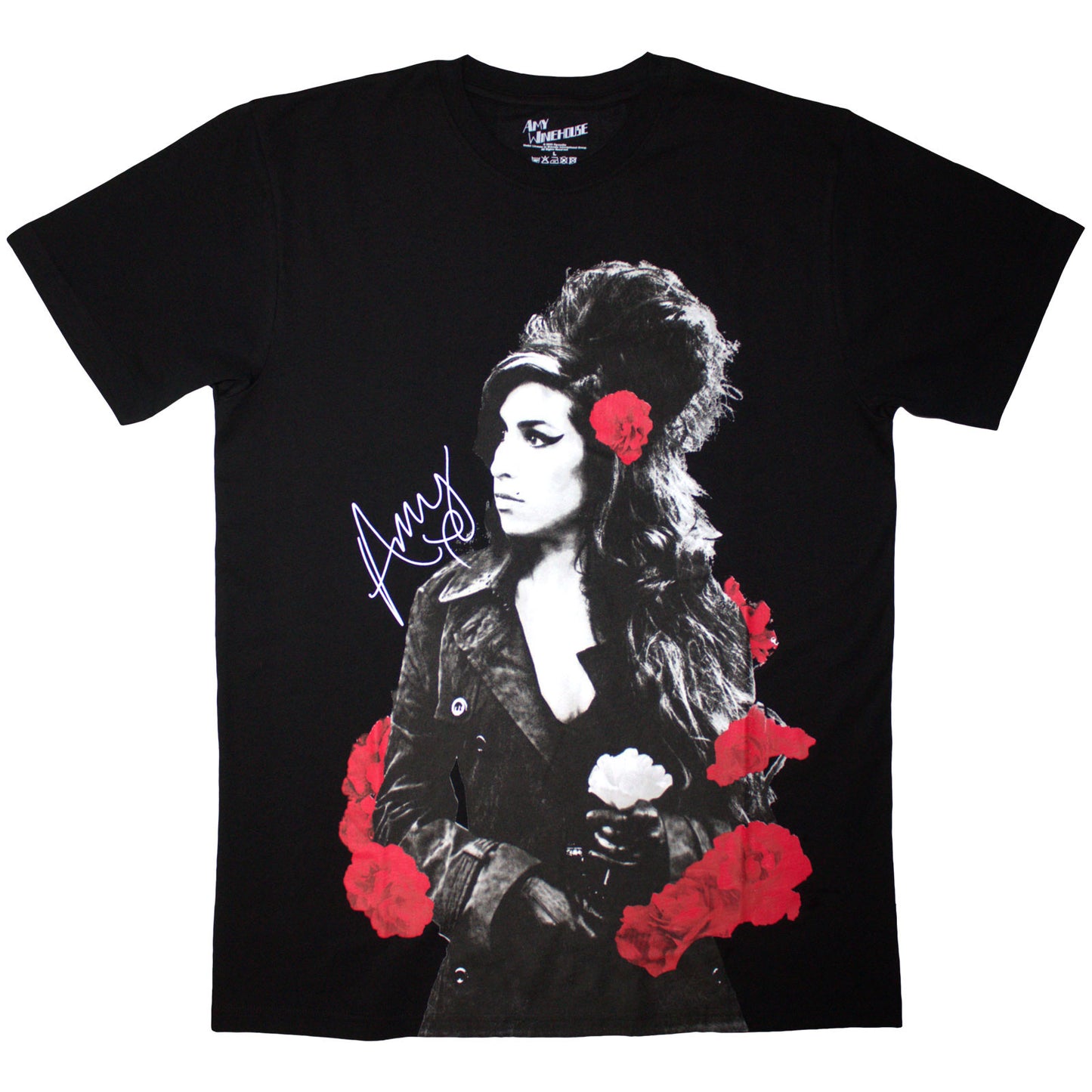 Een foto van een Amy Winehouse T-Shirt
