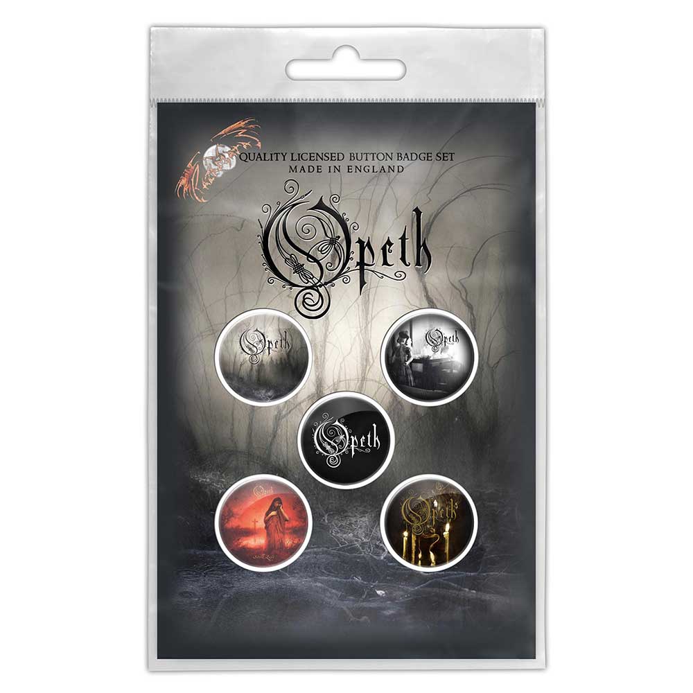 Een foto van een Opeth Knop Badge Pakket