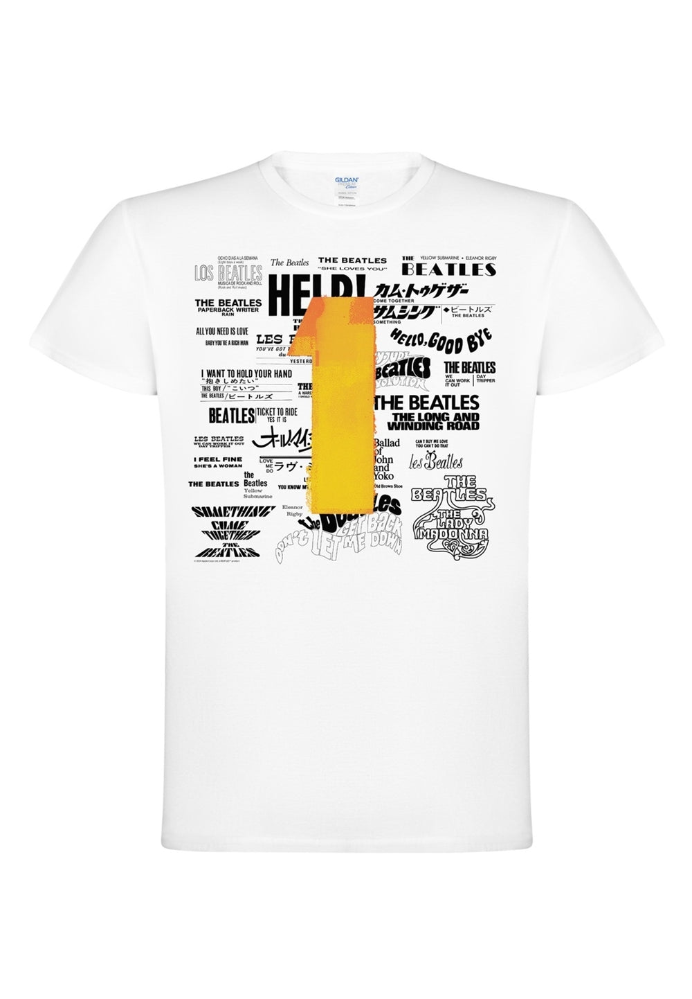 Een foto van een THE BEATLES T-Shirt