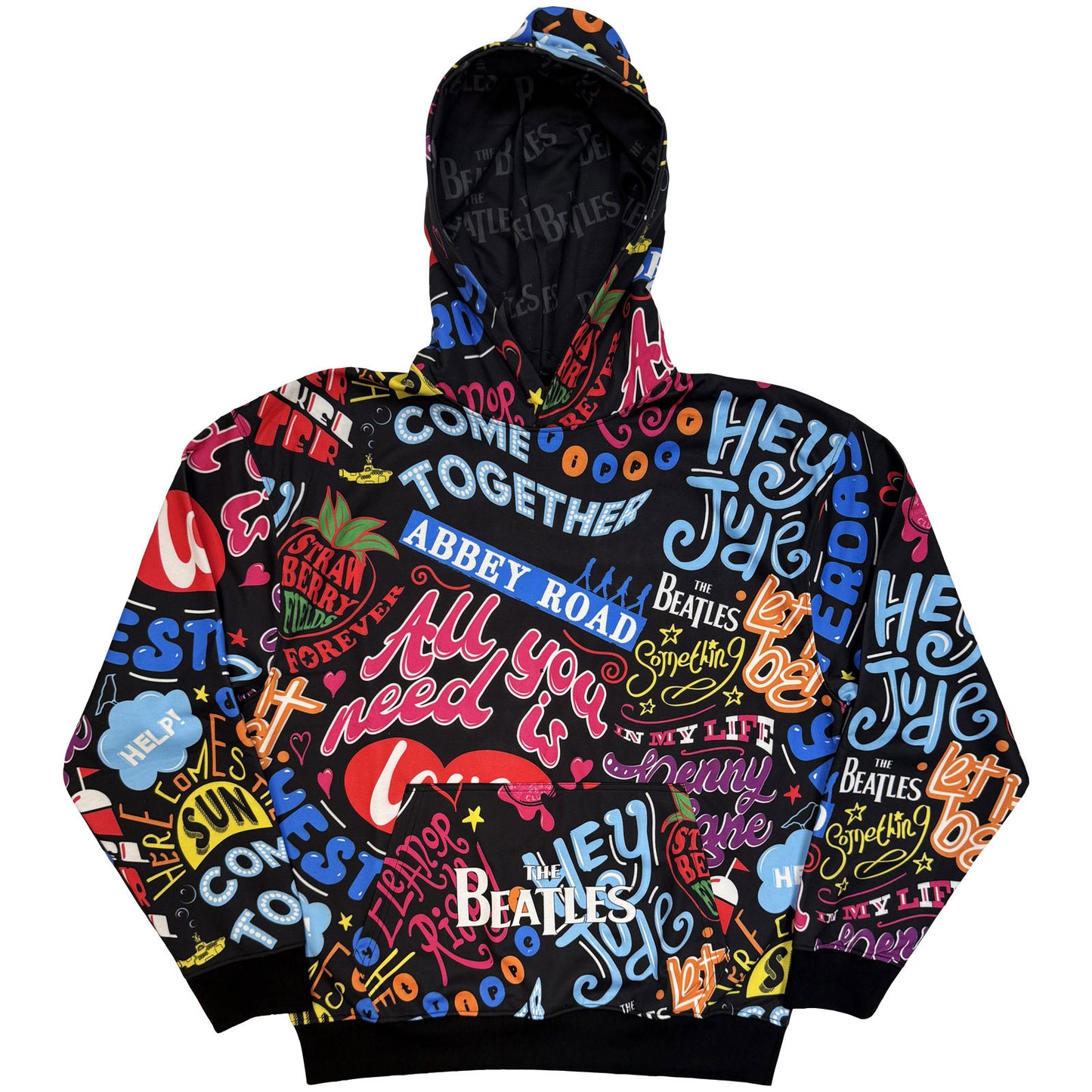Een foto van een The Beatles Hoodie