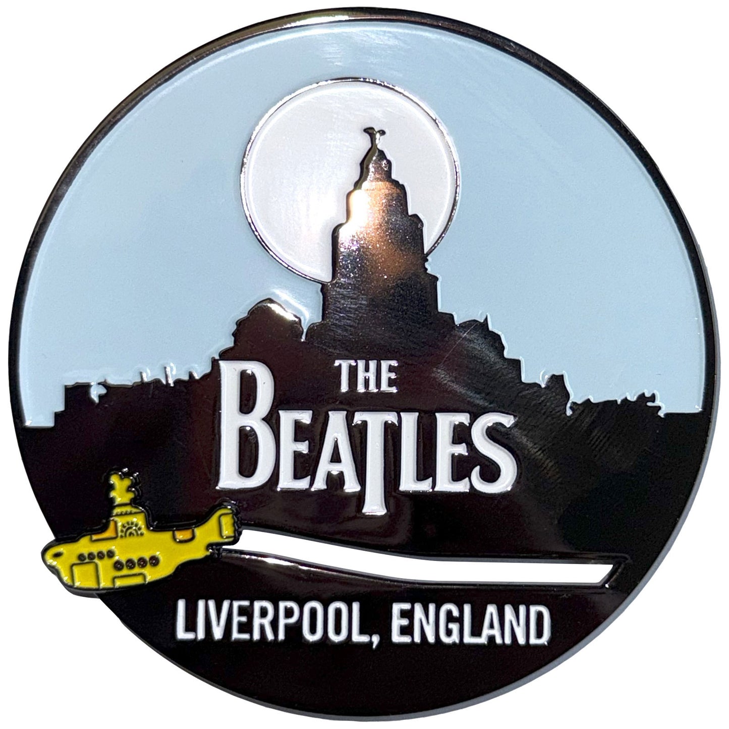 Een foto van een The Beatles Magneet