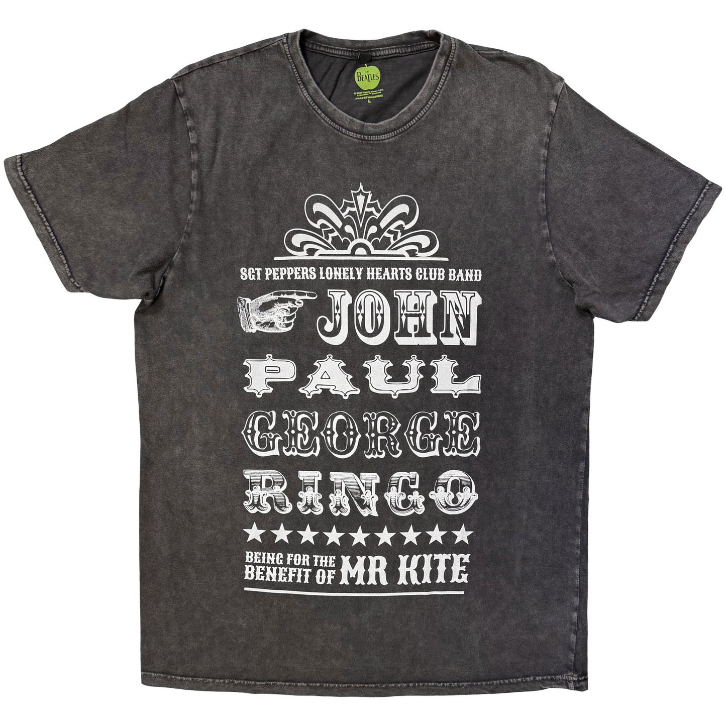Een foto van een The Beatles T-Shirt