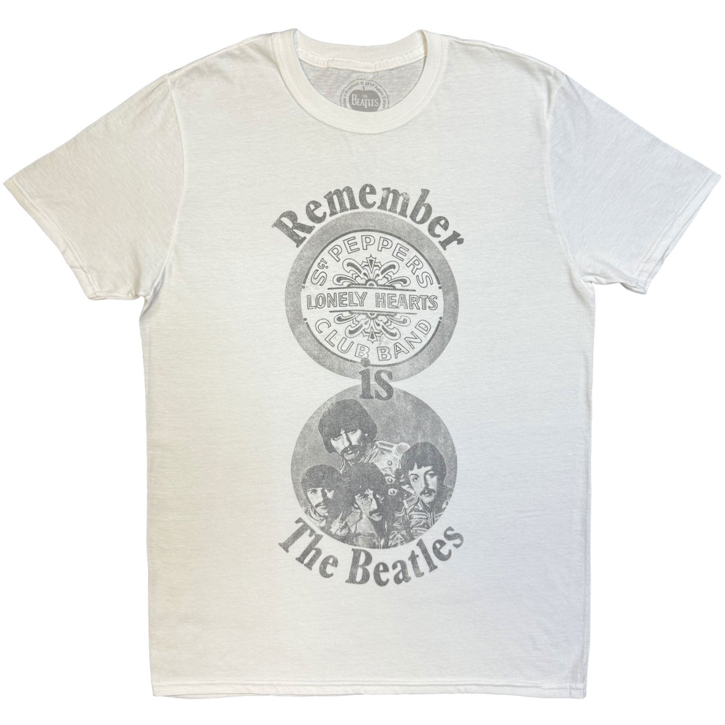 Een foto van een The Beatles T-Shirt