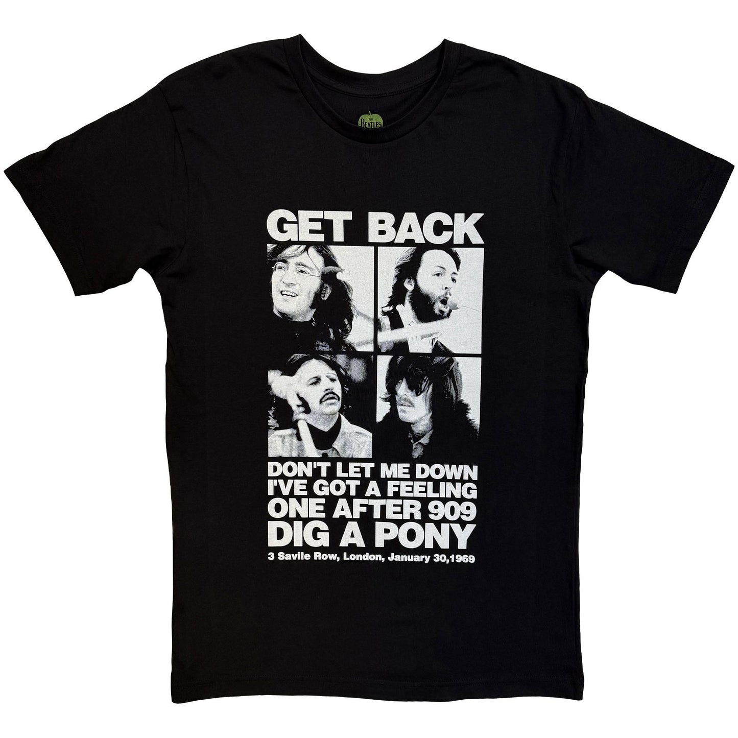 Een foto van een The Beatles T-Shirt