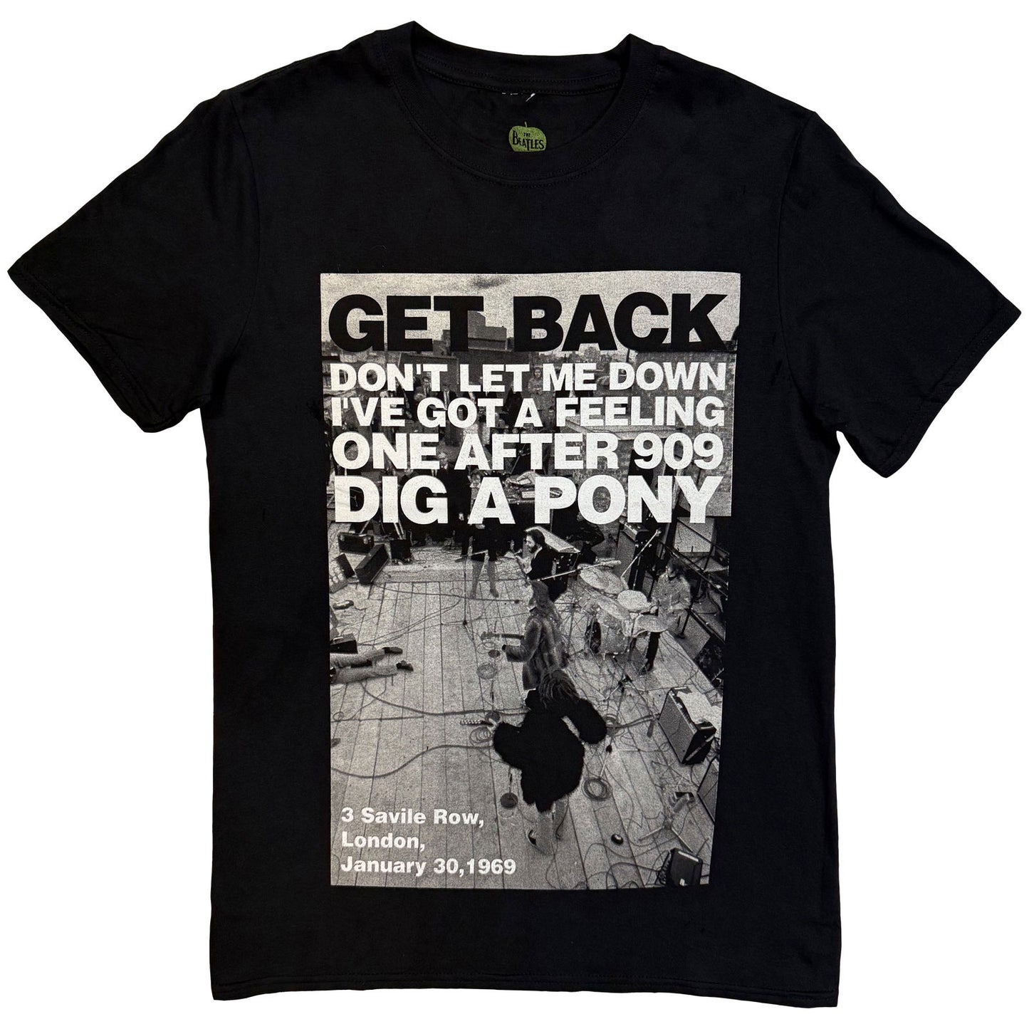 Een foto van een The Beatles T-Shirt