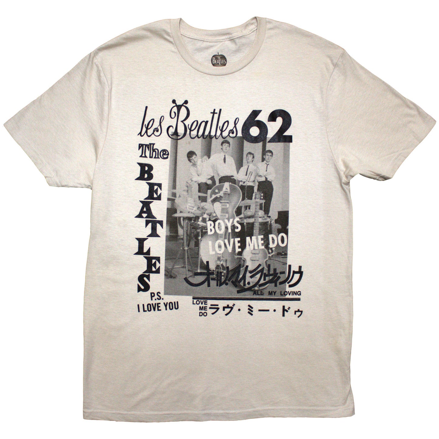 Een foto van een The Beatles T-Shirt
