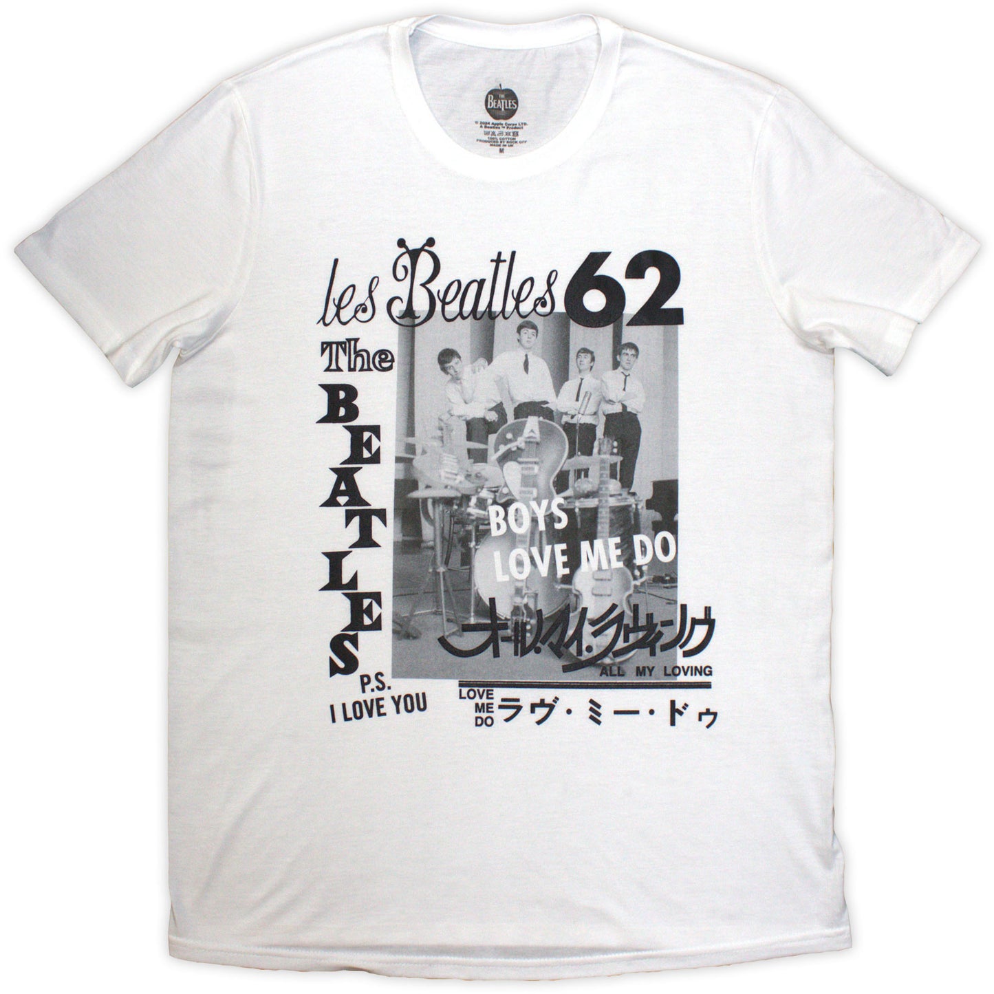 Een foto van een The Beatles T-Shirt