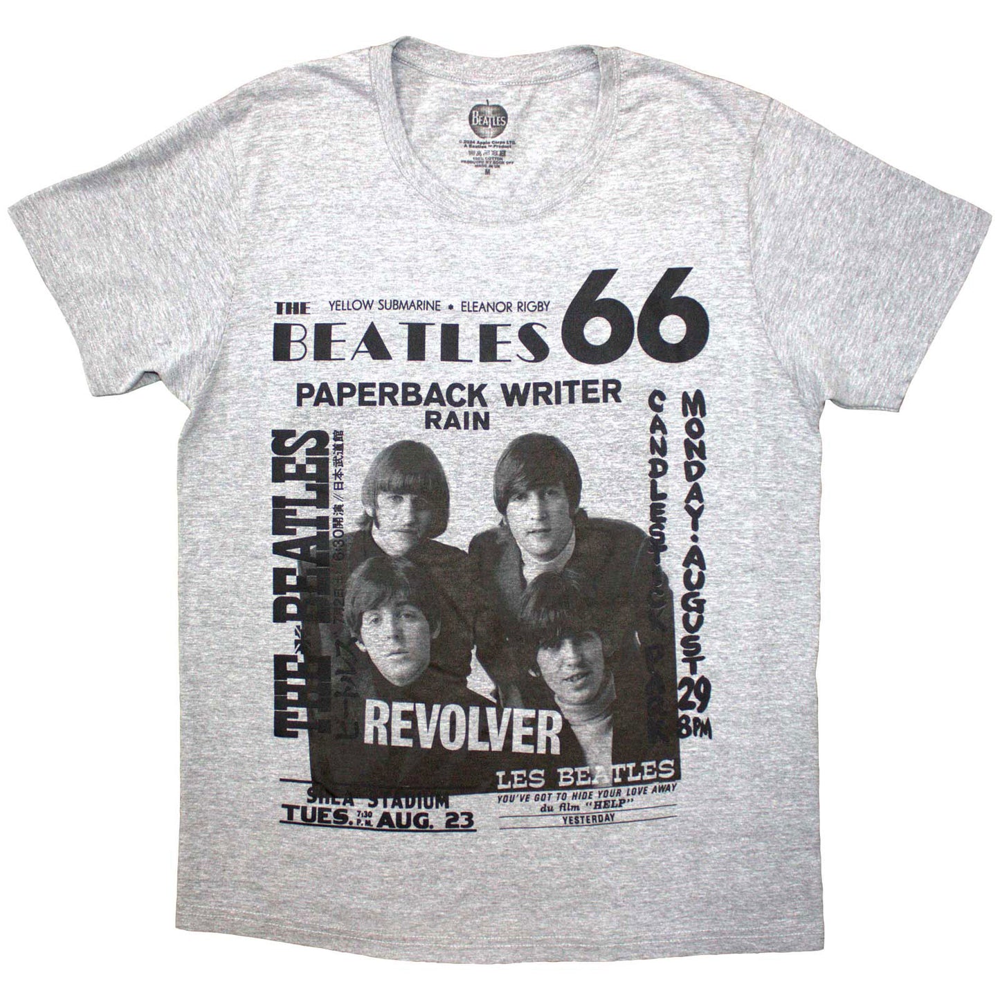 Een foto van een The Beatles T-Shirt