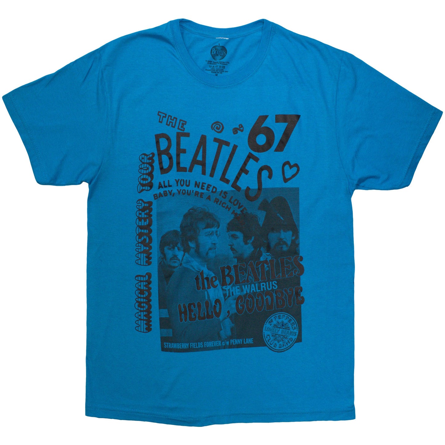 Een foto van een The Beatles T-Shirt