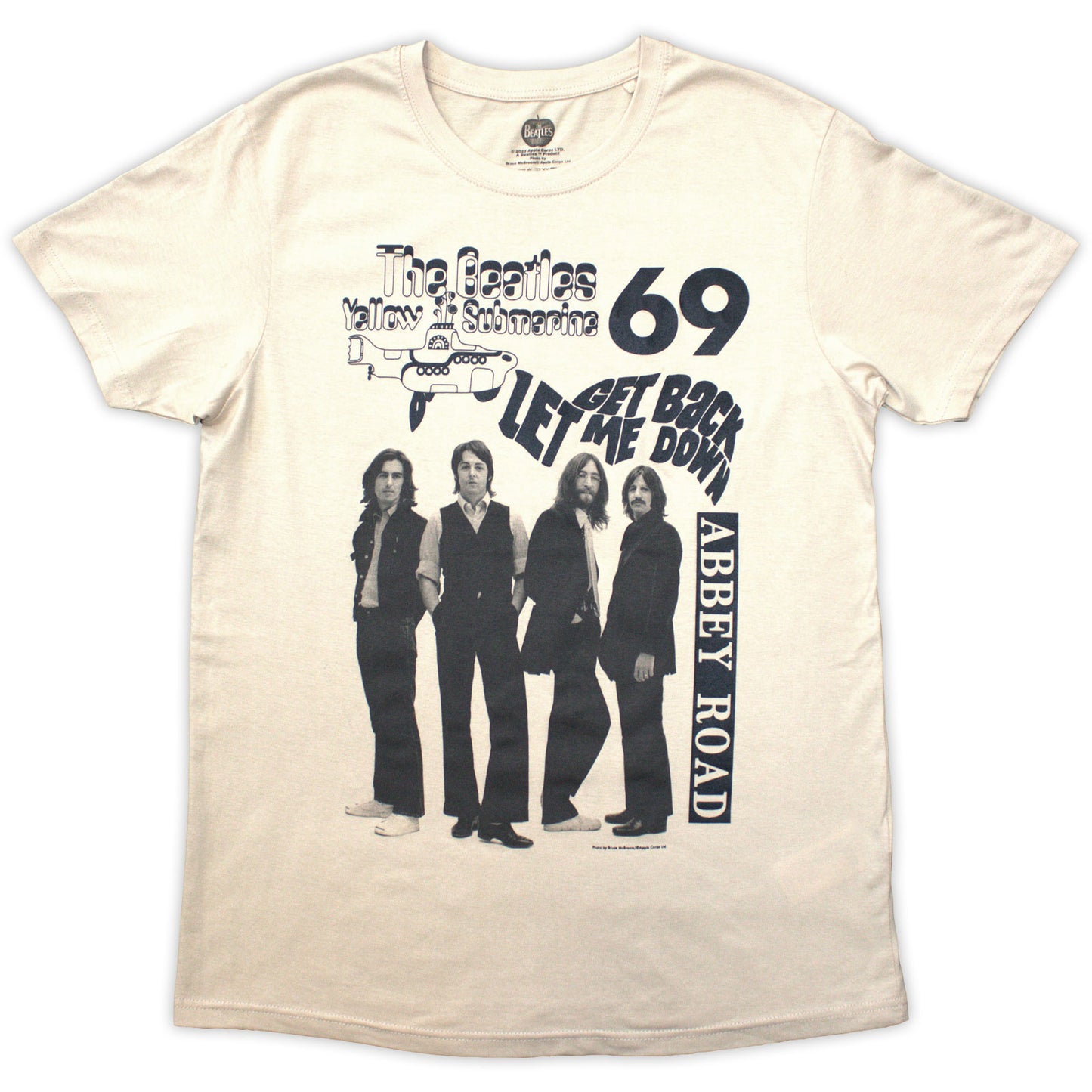 Een foto van een The Beatles T-Shirt