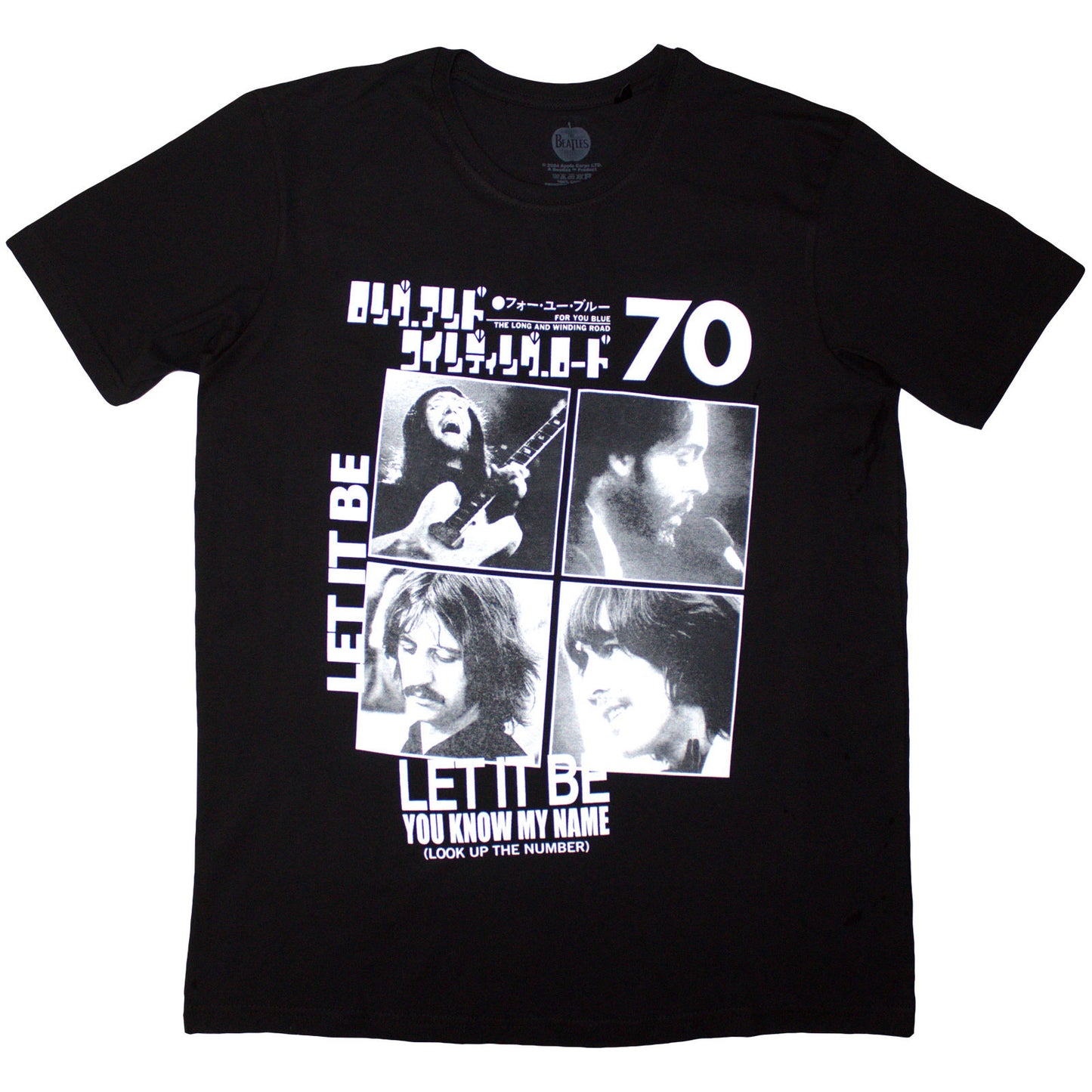 Een foto van een The Beatles T-Shirt