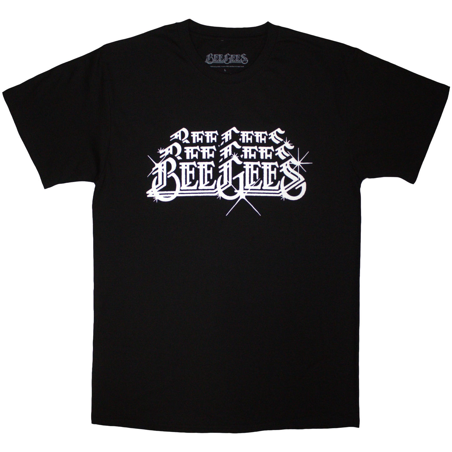 Een foto van een Bee Gees T-Shirt