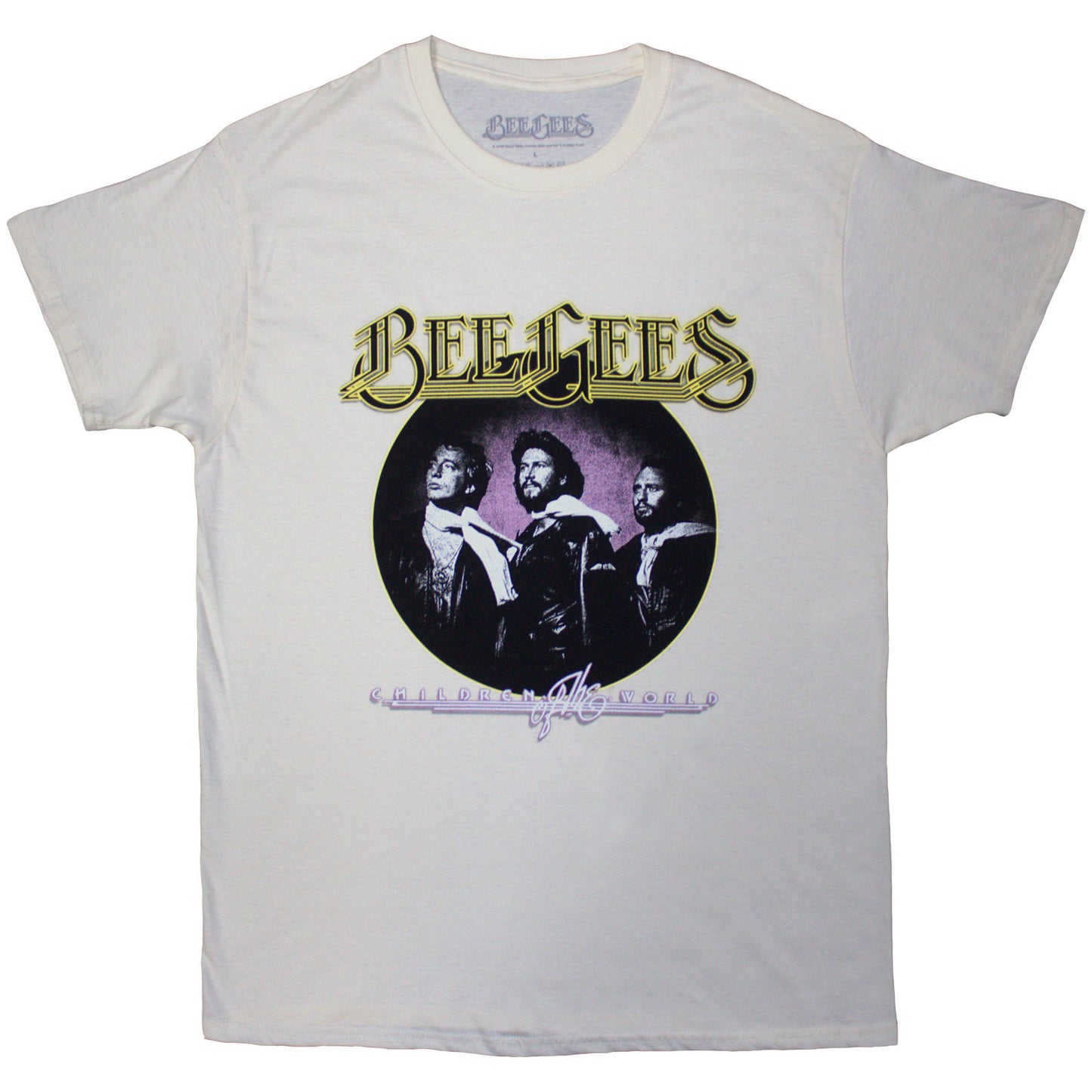 Een foto van een Bee Gees T-Shirt