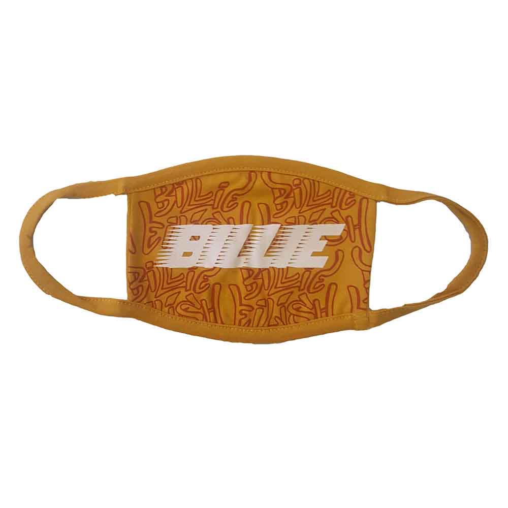 Een foto van een Billie Eilish Gezichtsmasker