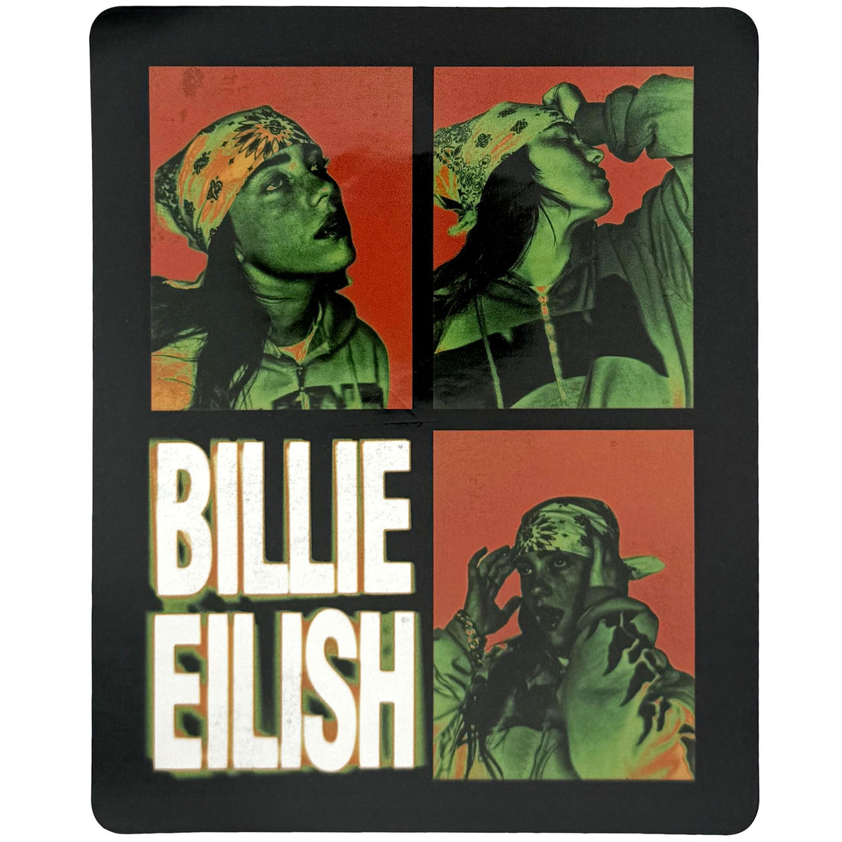 Een foto van een Billie Eilish Schrijfwaren