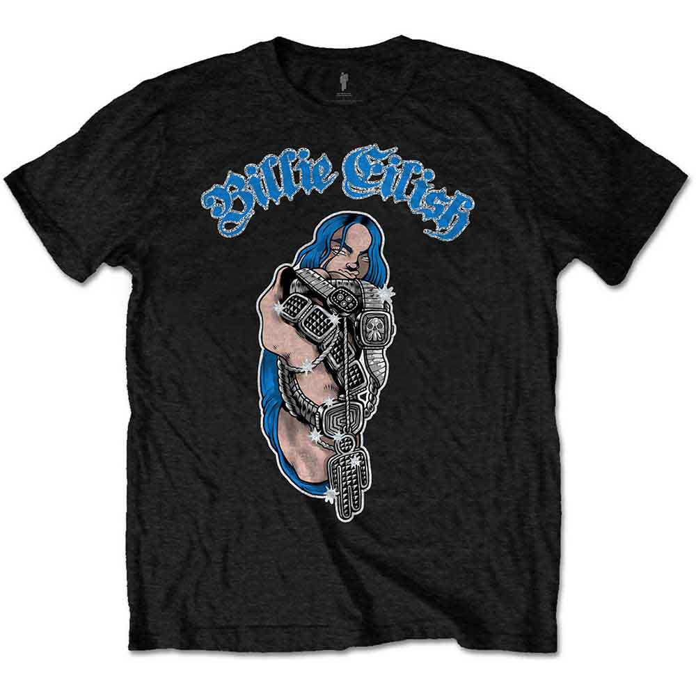 Een foto van een Billie Eilish T-Shirt