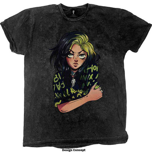 Een foto van een Billie Eilish T-Shirt