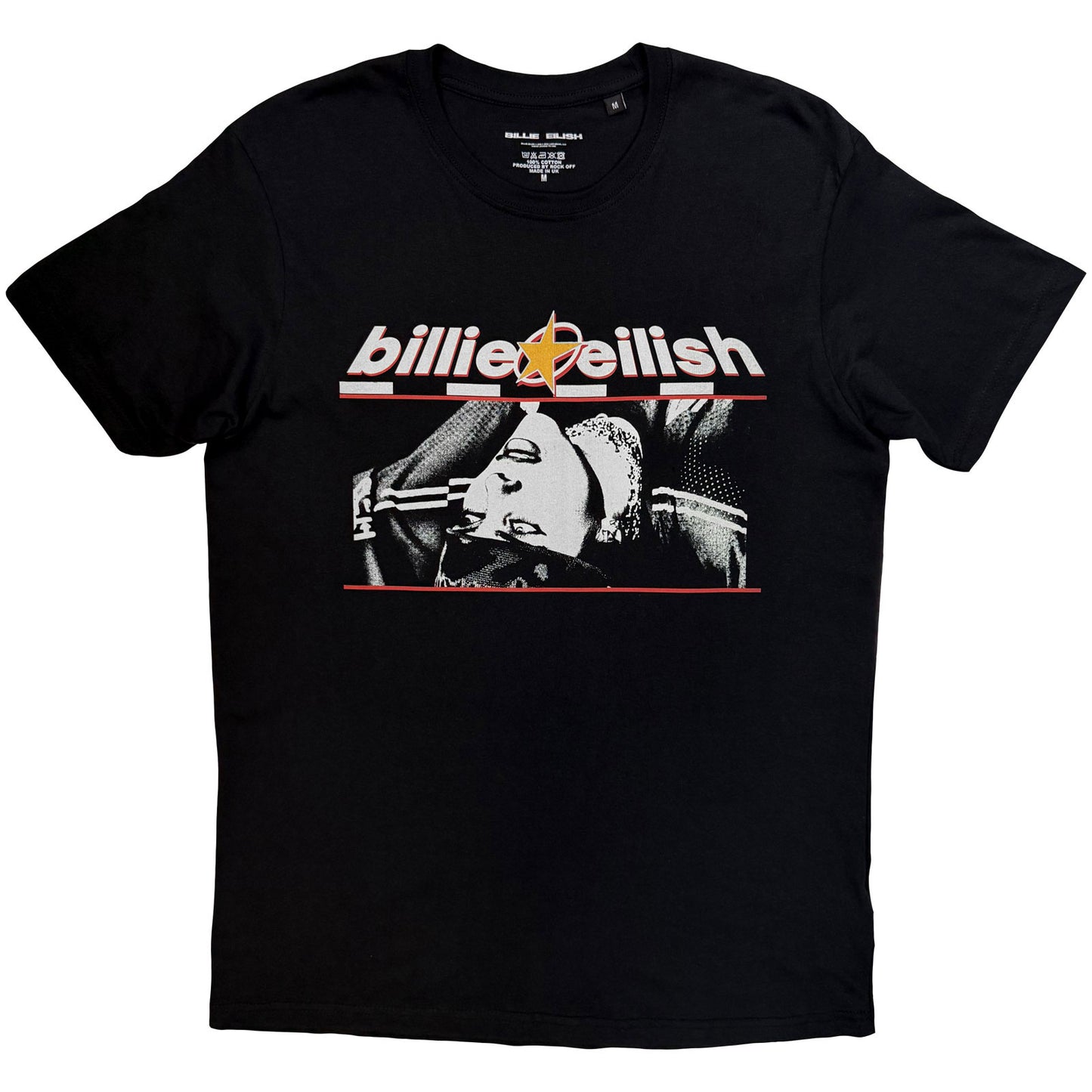 Een foto van een Billie Eilish T-Shirt