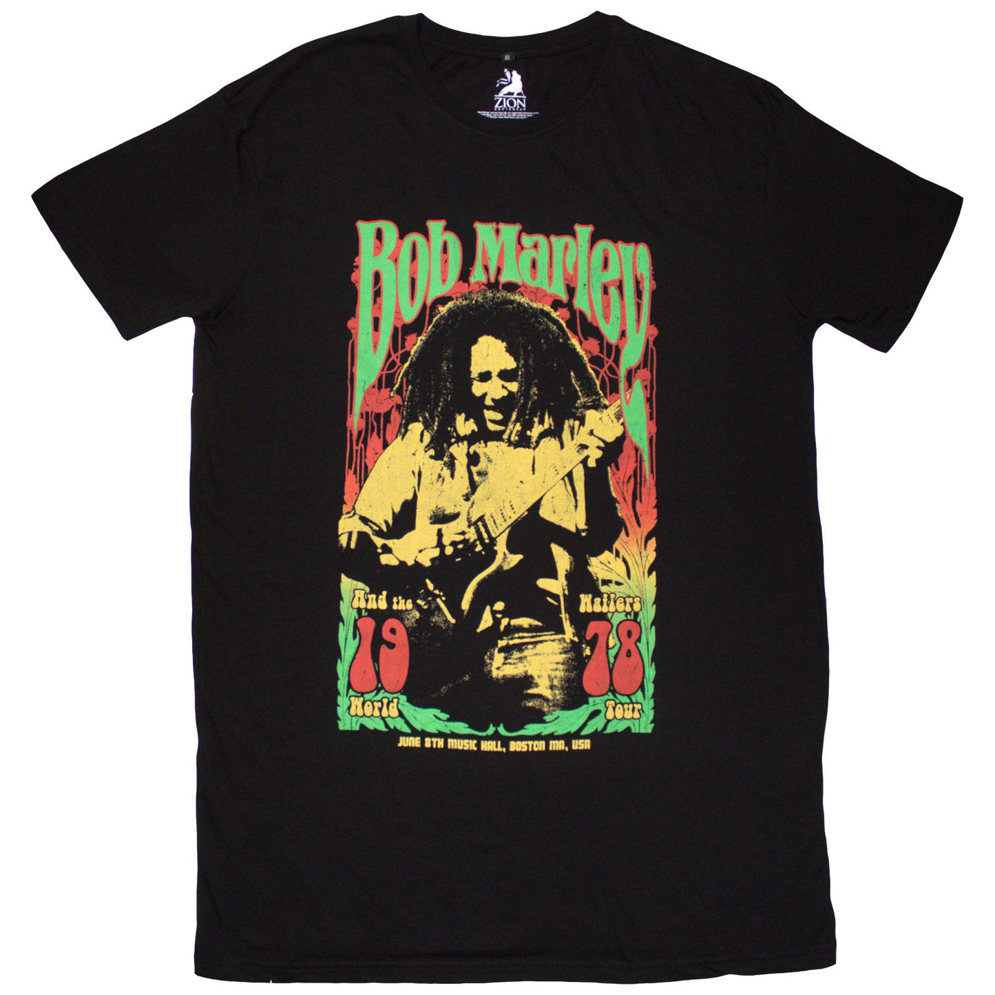 Een foto van een Bob Marley T-Shirt