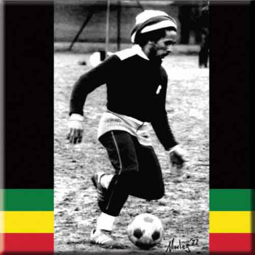 Een foto van een Bob Marley Koelkastmagneet