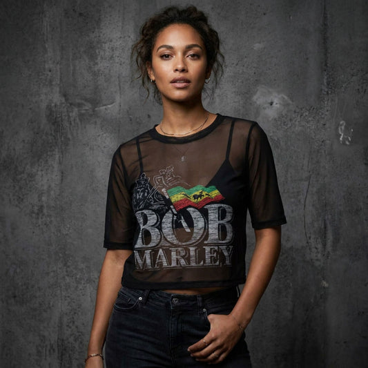 Een foto van een Bob Marley T-Shirt