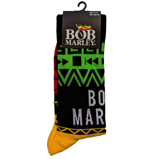 Een foto van een Bob Marley Sokken