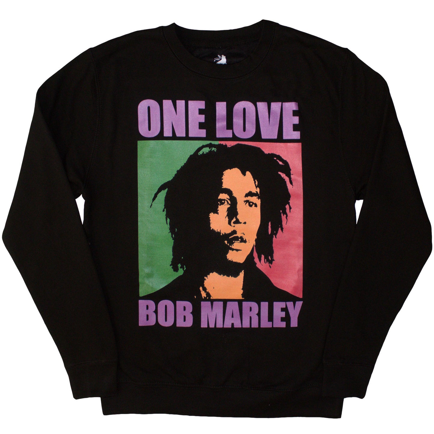 Een foto van een Bob Marley Sweatshirt