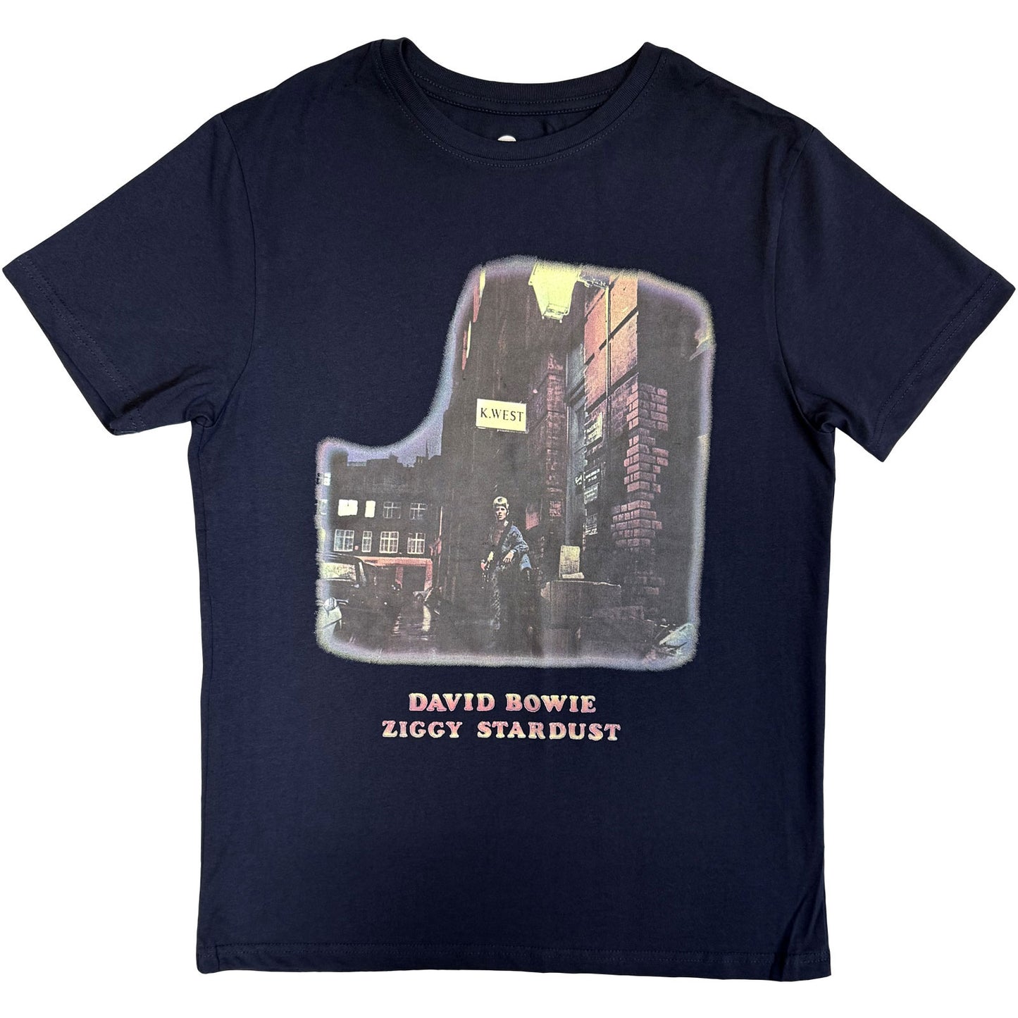 Een foto van een David Bowie T-Shirt