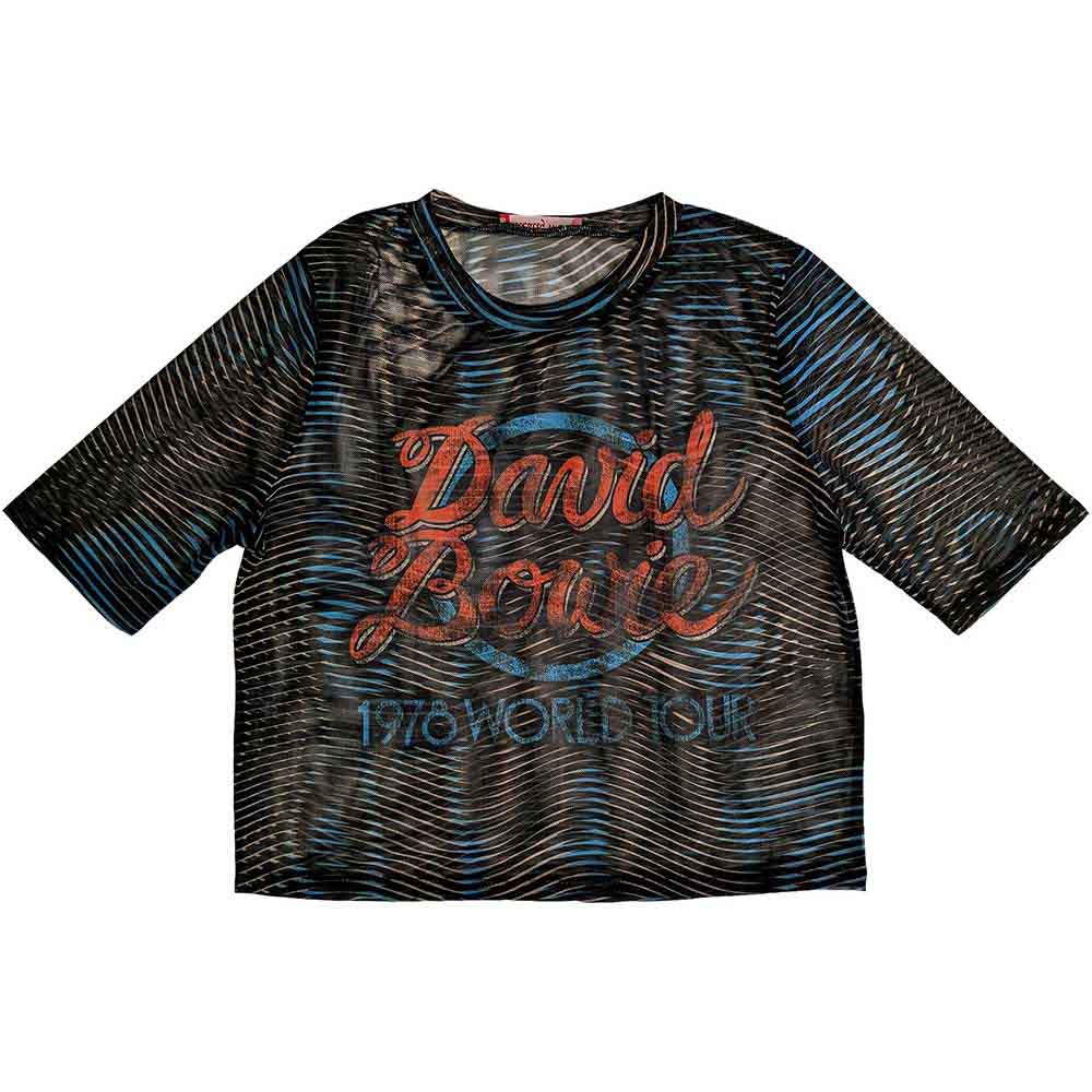Een foto van een David Bowie T-Shirt
