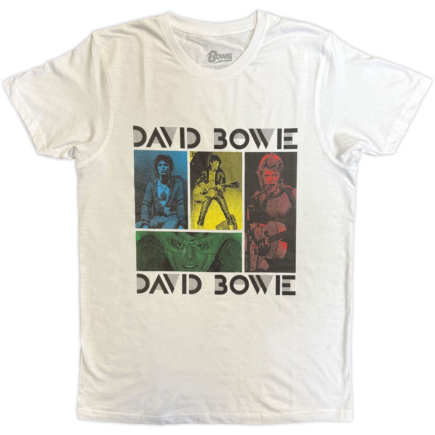 Een foto van een David Bowie T-Shirt