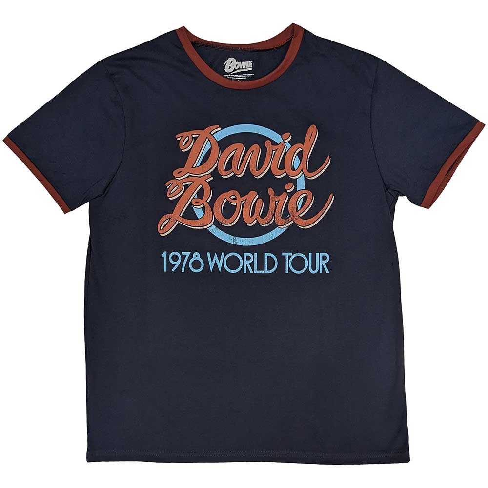 Een foto van een David Bowie T-Shirt