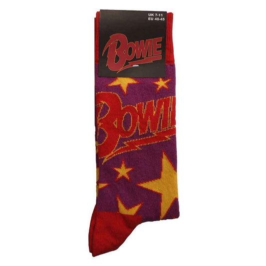 Een foto van een David Bowie Sokken