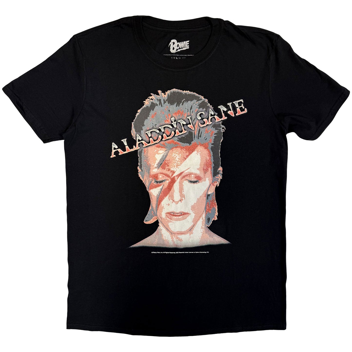 Een foto van een David Bowie T-Shirt