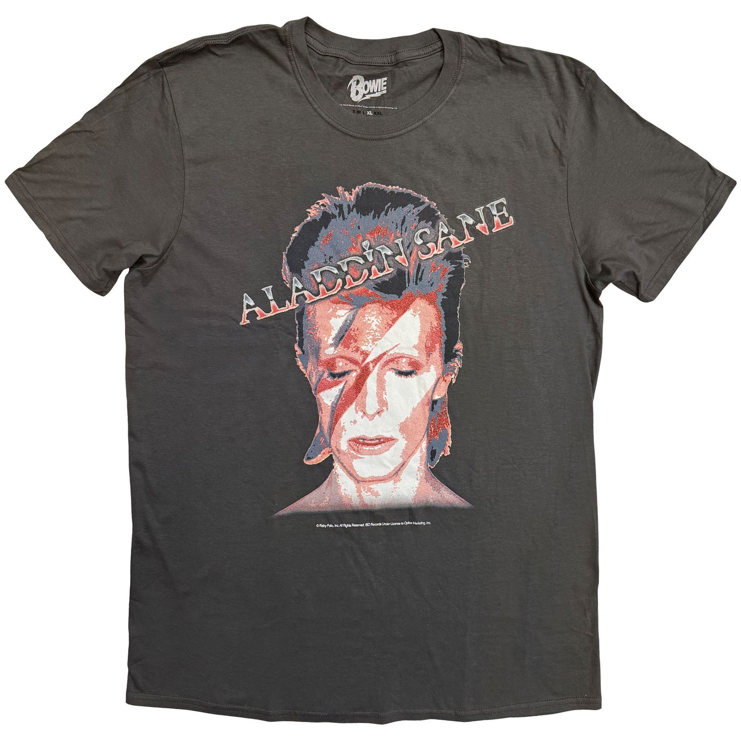 Een foto van een David Bowie T-Shirt