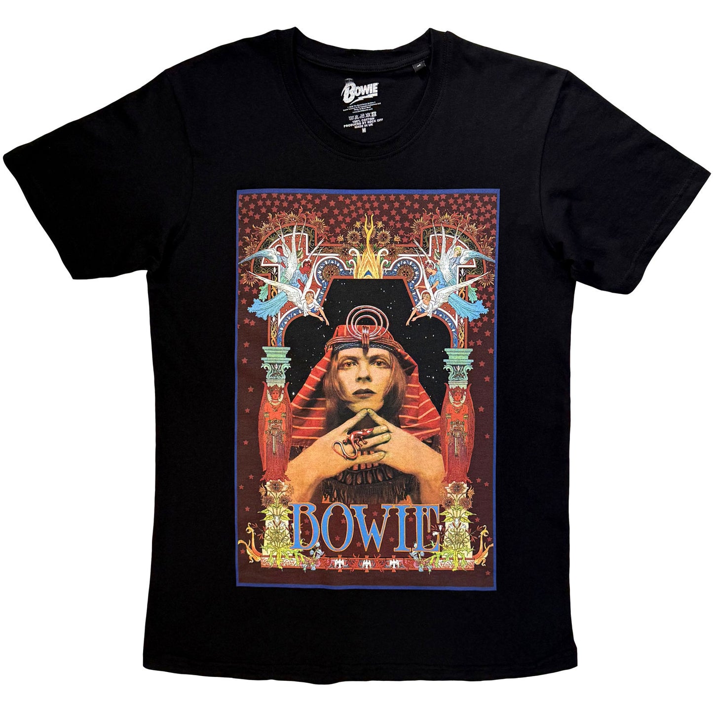 Een foto van een David Bowie T-Shirt