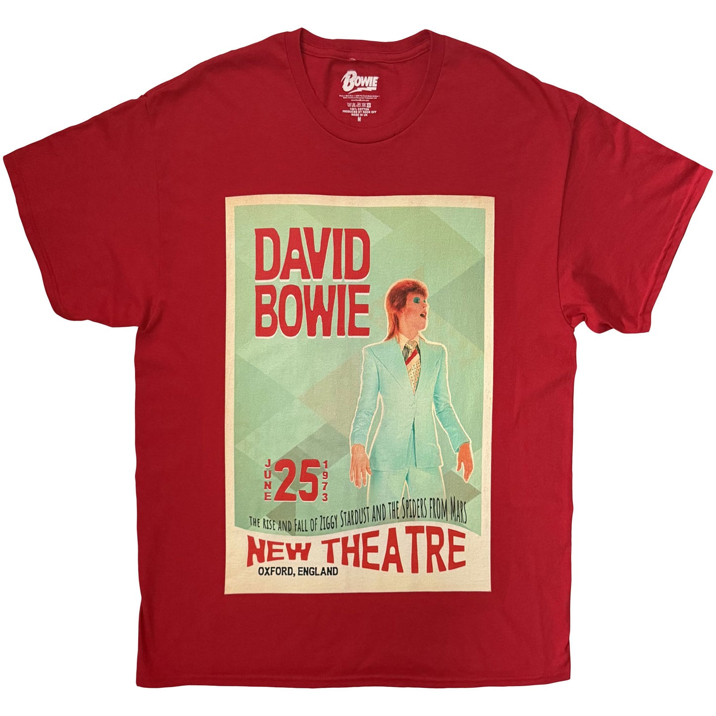 Een foto van een David Bowie T-Shirt