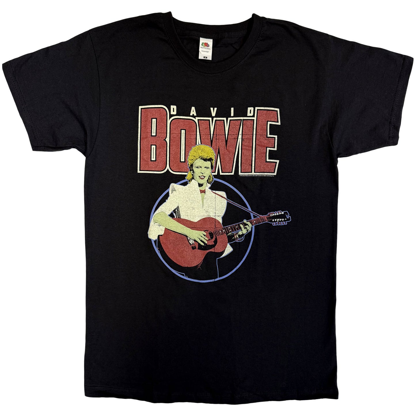 Een foto van een David Bowie T-Shirt