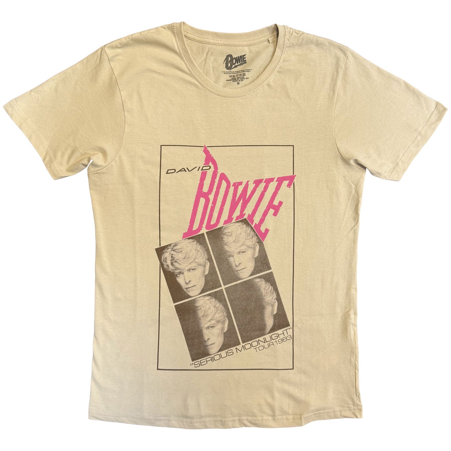 Een foto van een David Bowie T-Shirt