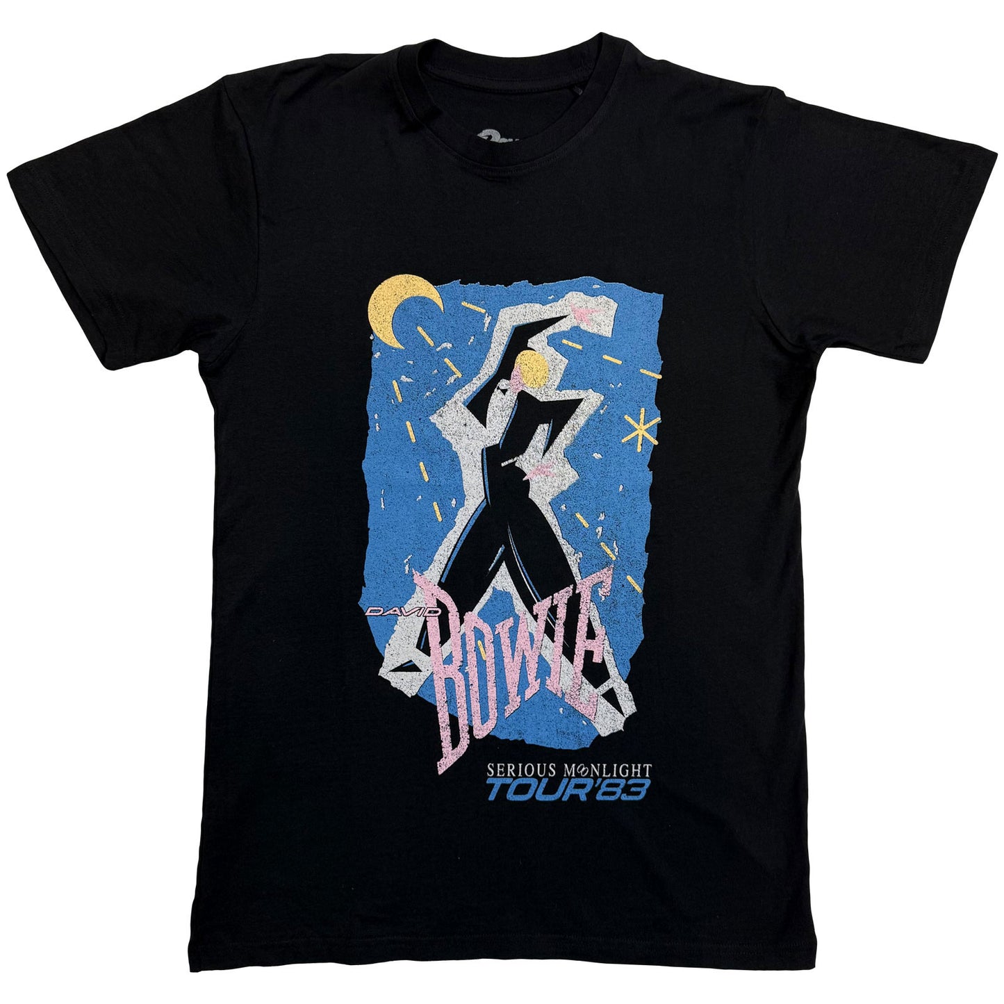 Een foto van een David Bowie T-Shirt