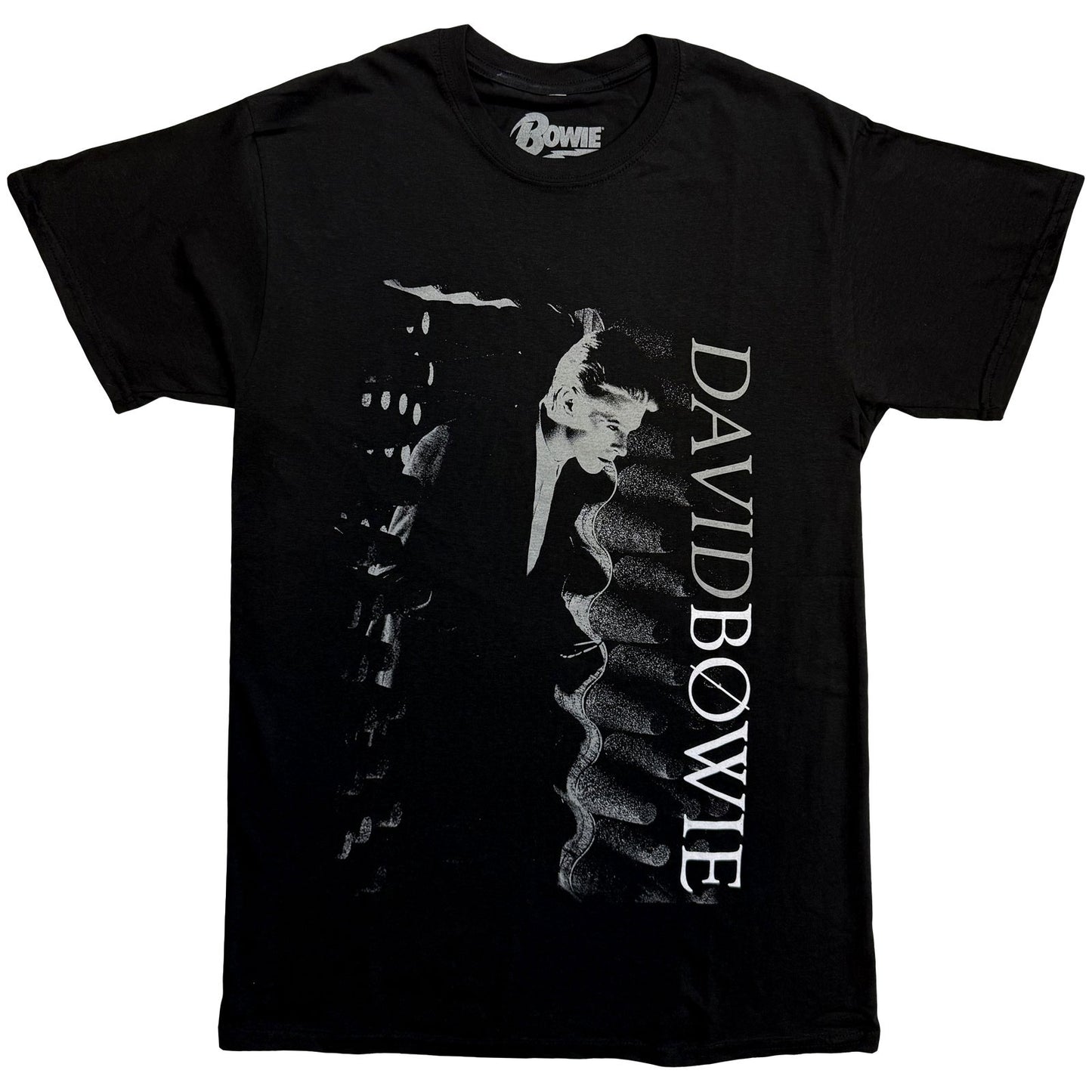 Een foto van een David Bowie T-Shirt