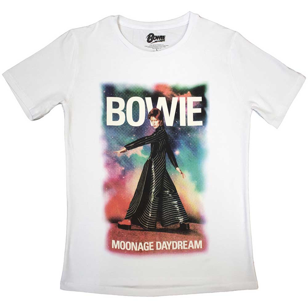 Een foto van een David Bowie T-Shirt