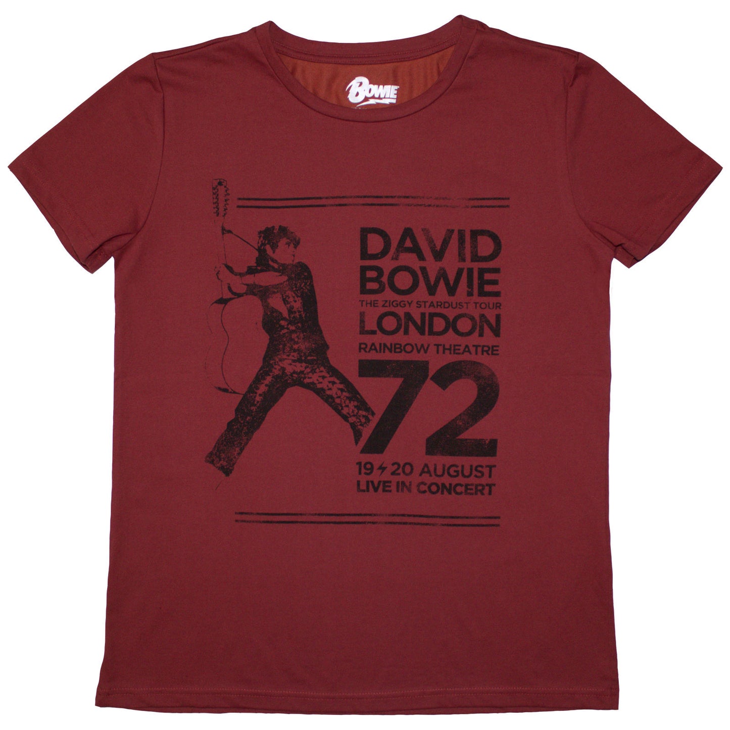 Een foto van een David Bowie T-Shirt