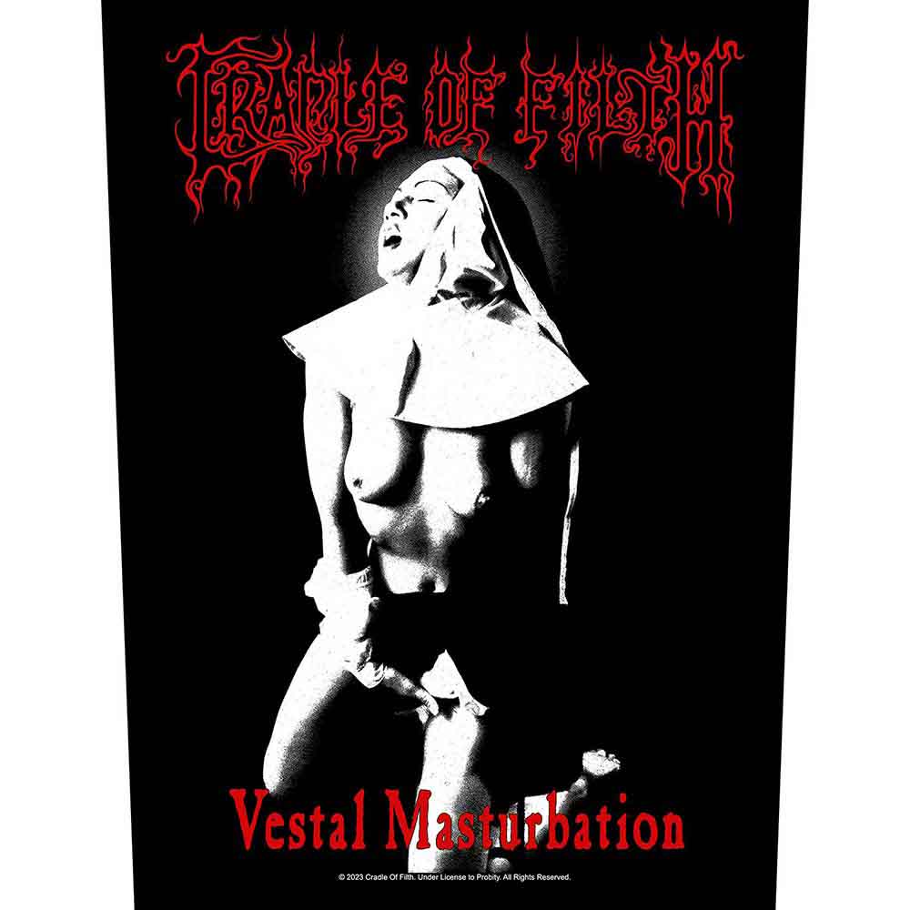 Een foto van een Cradle Of Filth Achter Patch