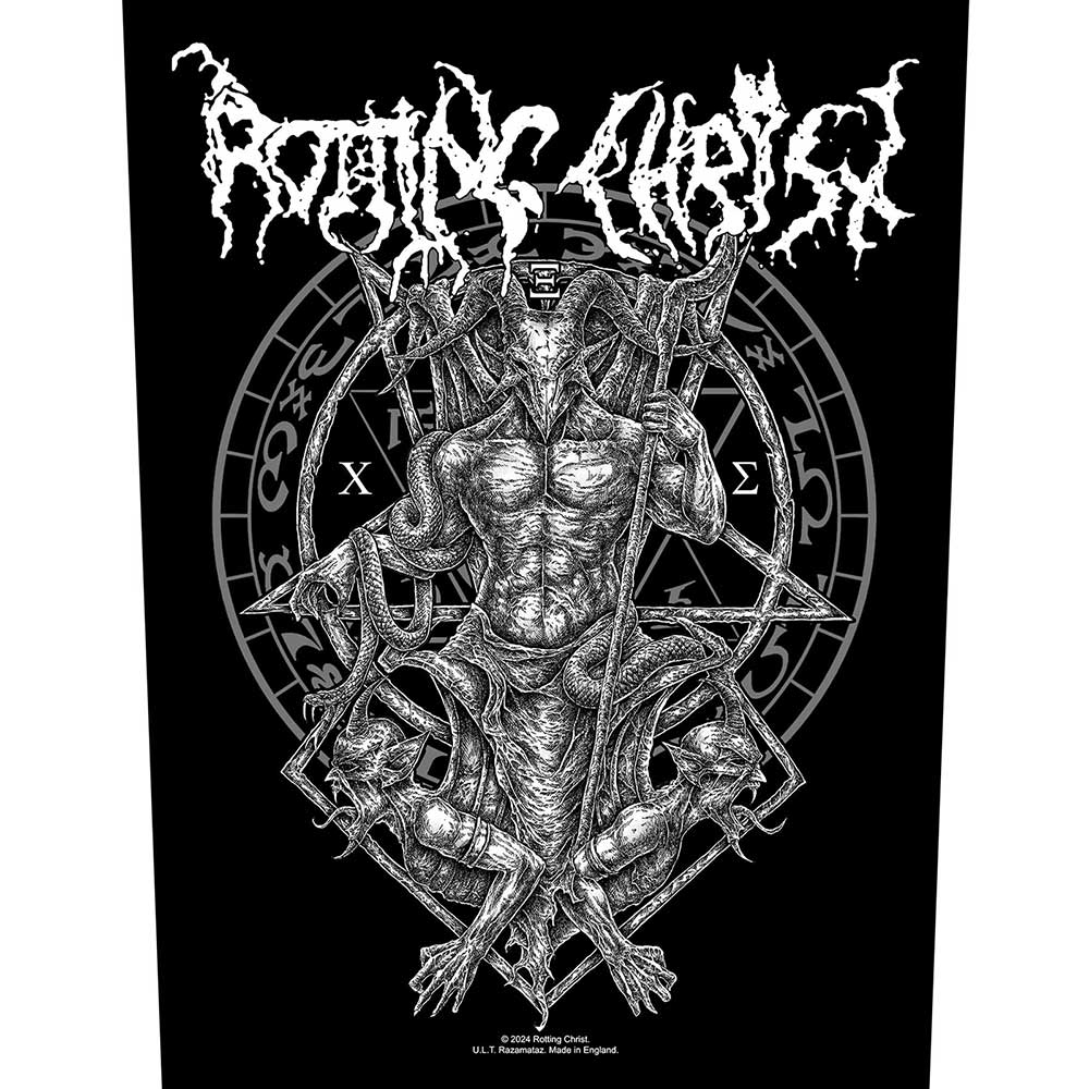 Een foto van een Rotting Christ Achter Patch